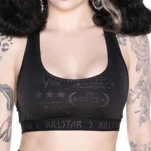 Killstar Excercise Your Demons Sports Bra // XL